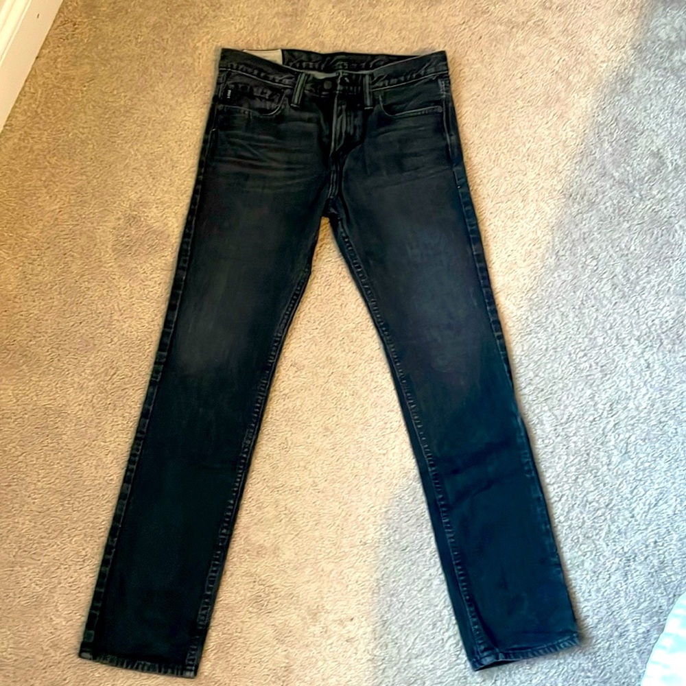 Abercrombie kids jeans, black color, size 16 slim